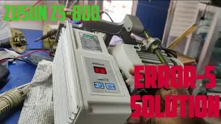 ZUSUN SERVO MOTOR ERROR-5 PROBLEM SOLUTION ZS-800