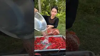 Chicken wing crispy with chili cook recipe #shortvideo #shorts #recipe #cooking