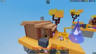 Giving a Noob Free Win in Roblox Bedwars