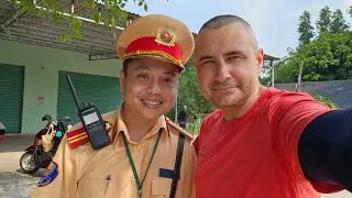 Остановила полиция, Вьетнам ,Хошимин-Сайгон.