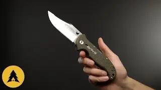 Складной нож Cold Steel 21A Bush Ranger Lite сталь 8Cr13MoV, рукоять Green GFN