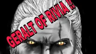 Geralt of Rivia from The Witcher Drawing - A bad unknown Art