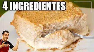 el Pudin Más Delicioso en 5 Minutos CON MANZANA - Sin Harina😍😋🔥 solo 4 INGREDIENTES, receta # 1070