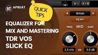 FREE Vst tutorial TDR Vos SlickEQ plugin - Equalizer for mixing and mastering. Best at no cost.
