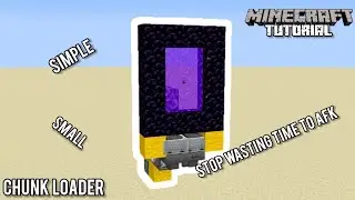 Portal Chunk Loader | Minecraft 1.21 Redstone Tutorial