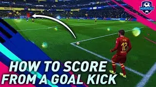 FIFA 19 HOW TO SCORE EASY GOALS DIRECTLY FROM A GOAL KICK! INSANE LONG BALL GOALKEEPER TECHNIQUE