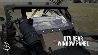 How to Make a UTV Rear Cab Enclosure Panel