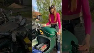 Почистила бак УРАЛА от ржавчины 😱💪🏻