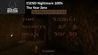 Quake 25th Anniversary Edition. E5END Nightmare 100% walkthrough with commentary