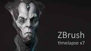 THE GREY CARDINAL: Timelapse #IZIART Zbrush - Nikolay Demencevich
