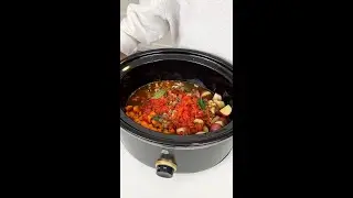Easy beef stew in the crockpot
