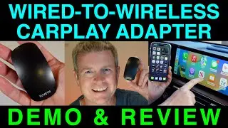 Easy Wired to Wireless CarPlay Adapter Demo Review Setup Plug & Play by Yuveth