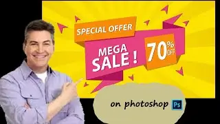how to design banner in photoshop// photoshop tutorial//business banner
