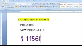 candle symbol in ms word #msword #revavig #mswordtutorial #mswordtricks #tricksandtips #reels #viral