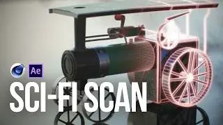 Cinema 4D & After Effects - Create A Sci-Fi Scan Effect | VFXHUT