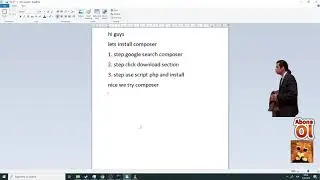 How to install COMPOSER with command line . Windows 10