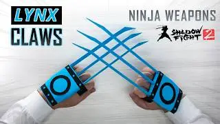 How to Make LYNX CLAWS from Paper - Shadow Fight 2 Boss Weapon