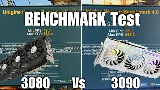 3080 vs 3090 Graphic Card Benchmark Test