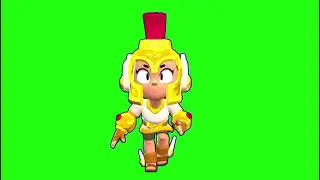 ALL HERMES MAX ANIMATIONS GREEN SCREEN BRAWL STARS