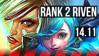 RIVEN vs GWEN (TOP) | Rank 2 Riven, 7 solo kills, 1600+ games | BR Challenger | 14.11