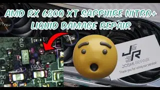 Sapphire NITRO+ AMD Radeon™ RX 6800 XT Liquid Damage Repair | Joshi Repair