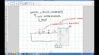 Physics: Intro to circuits #5: current in a series circuit