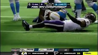 FNSL AFC CHAMPIONSHIP. RAVENS VS CHARGERS. SNYPZ ON THE CALL!!!
