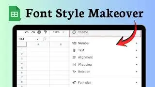 How to change the default font in Google Sheets