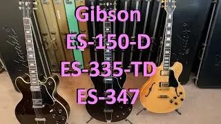 Gibsons!!!! ES-150-D, ES-335-TD, ES-347 Not Stratocasters for sure!