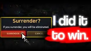 I surrendered in a $25000 TFT Tournament