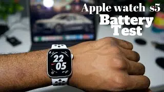 Apple Watch series 5 Intense Battery Test. Does the ALWAYS ON drains battery?
