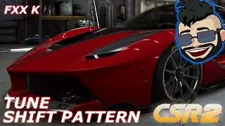 CSR2 - Ferrari FXX K MAX tune + Shift pattern (Gold)