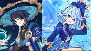 Furina and Wanderer edit || Faster N Harder