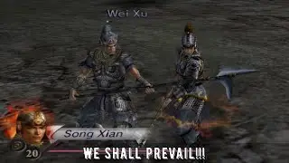 Play as VERY low HP Song Xian 💀 Battle of Guan Du ( Dynasty Warriors 4 )