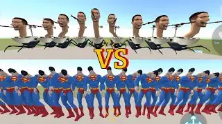 Skibidi Toilet Parasitic VS Superman: Nextbots In Backrooms Sandbox Gameplay - Part 3