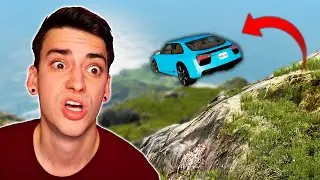 I DROVE MY CAR OFF A CLIFF. (BeamNG Drive)