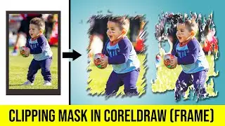 How to fill image in shape coreldraw 12 x7 adobe photoshop | clipping mask | by dev | ck