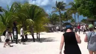 Overview of  Cozumel's Chankanaab Park