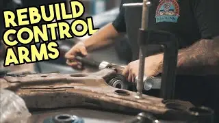 How to rebuild upper and lower OEM control arms on 4th gen Fbody // Camaro Build Ep. 10