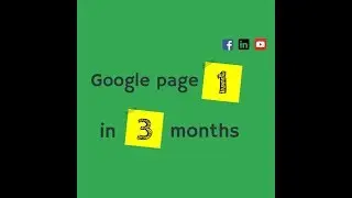 3 Months to Google #1 - optimizing meta title and description