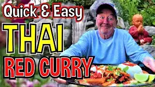 THAI RED CURRY. So easy to do ! Just the same as Thai Street Food in BANGKOK THAILAND. Sabai Sabai.