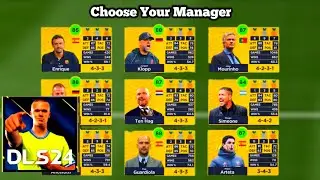 DLS 24 Manager Ratings Manager Cards in DLS 24
