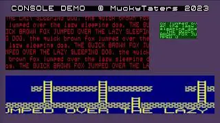 #MuckyVision v3 Console class demo