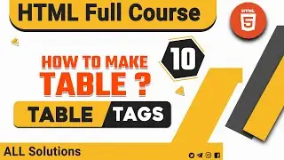 How to make table with html