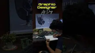Graphic Designer at Day vs Graphic Designer at Night  #graphicdesign #graphicdesigner #shorts