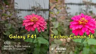 samsung Galaxy F41 VS Techno Camon 16 Camera Comparison | Samsung F41 camera | Tech 4 camera