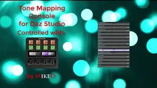 Tone Mapping Console Suite for Daz Studio Using Stream Deck Plus
