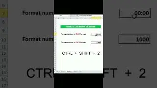 DATE and TIME - Shortcut Keys