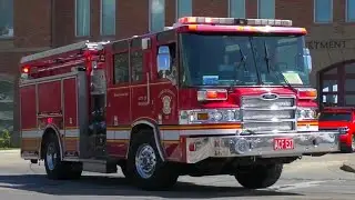 Alameda County Fire Dept. Engine 27 Responding