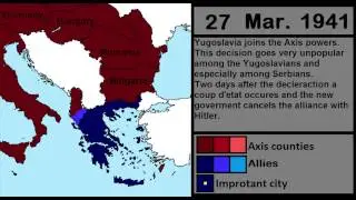 World War 2 - Balkan Campaign (1940-1): Every Day